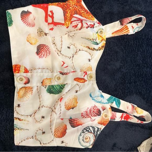 Colorful Sea Life Print Maxi Dress - Picture 2 of 8